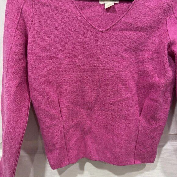 Maeve by Anthropologie Pink pullover Sweater size Xsmall Xs Fitted Cinched - Picture 3 of 6